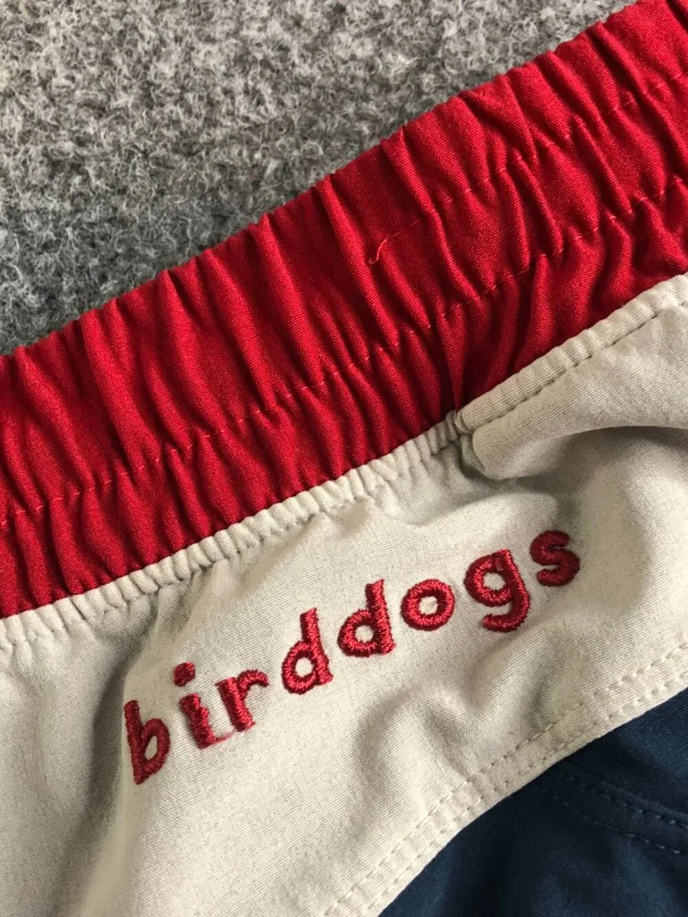 Bird Dogs Shirts Mens Blue Medium Lined Boom For Your Boomstick Golf